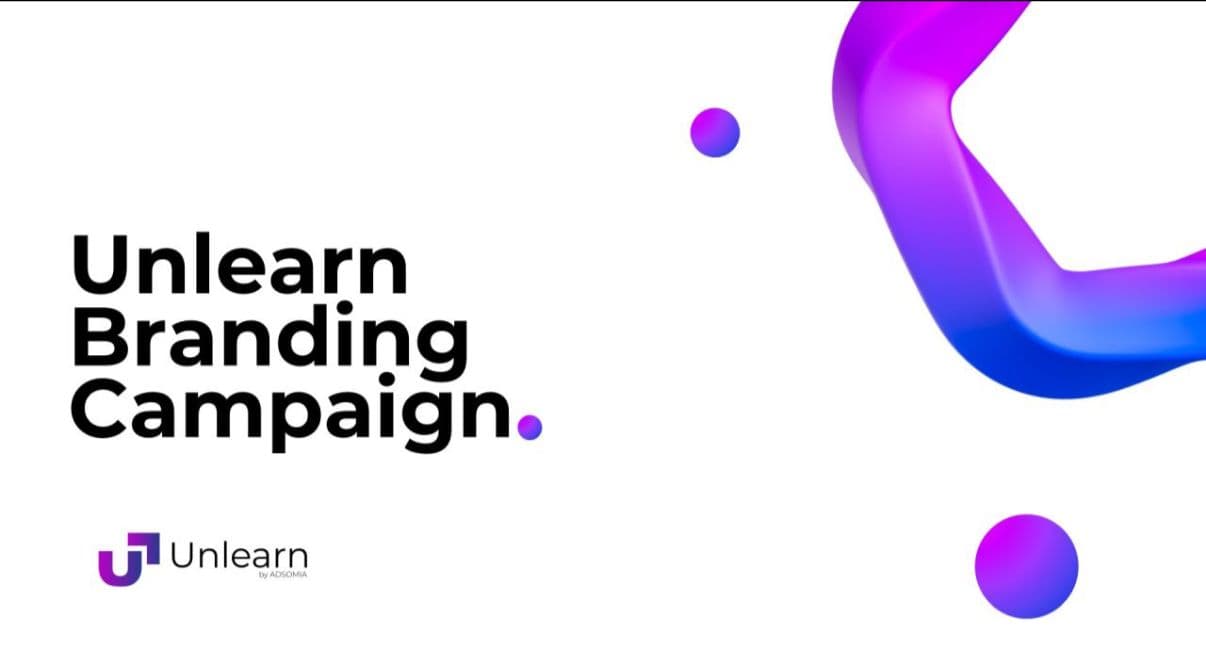 Unlearn Branding Campaign banner